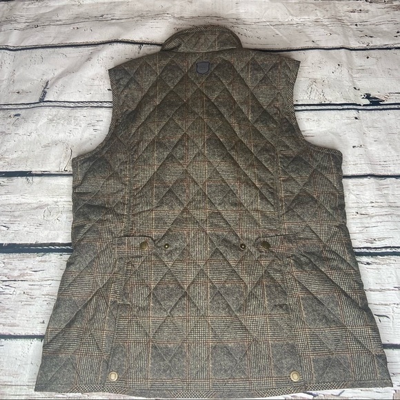 Eddie Bauer Plaid Quilted Vest Size TL - Picture 9 of 15